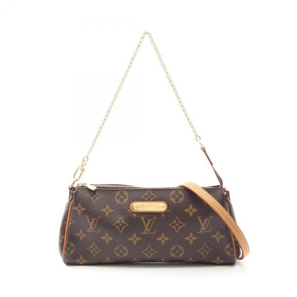 Louis Vuitton Eva Shoulder Bag, Coated Canvas and Leather, Monogram, Women's,... - Picture 1 of 10